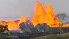 Kilauea Lava Flow Activity